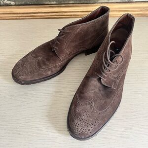 🤎 Fratelli Rosetti suede men’s boots, 9 🤎